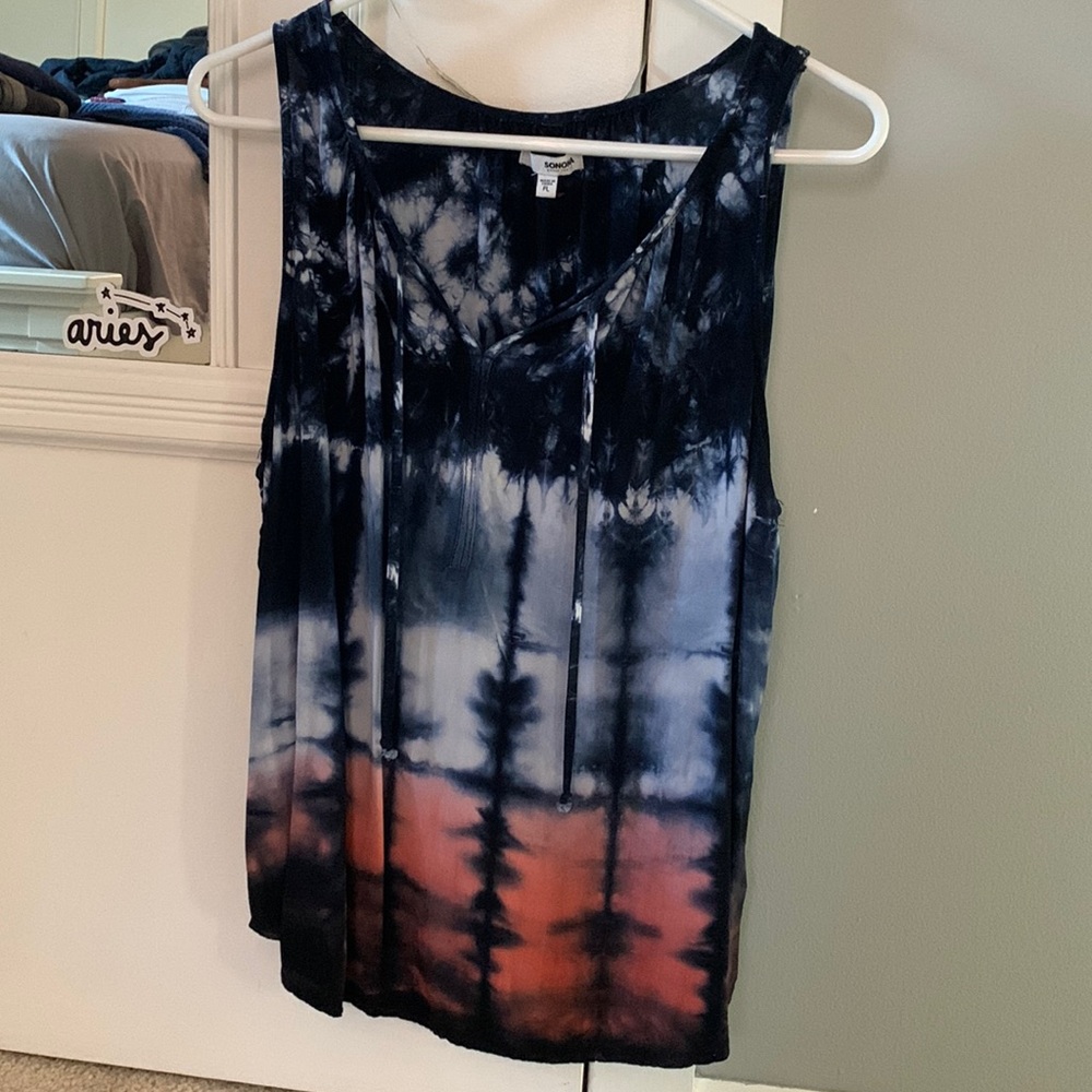**4/$20** Sonoma Red, White, and Blue Tank Top